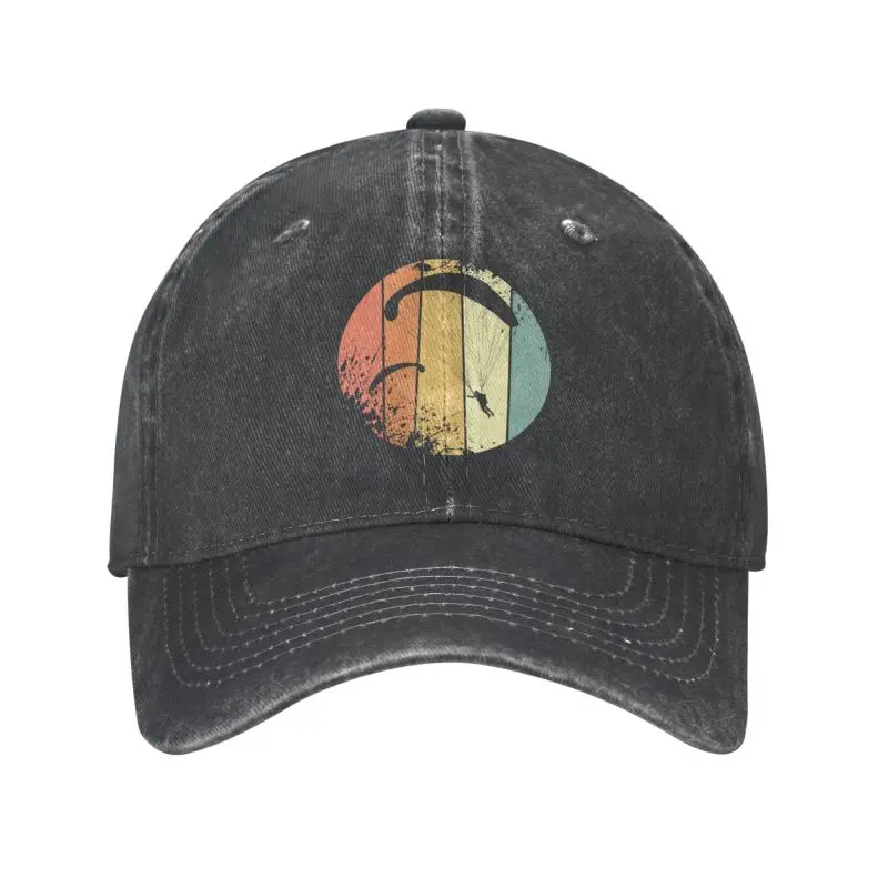 Custom Cotton Vintage Paragliding Baseball Cap Outdoor Women Men's Adjustable Parachute Paramotor Paraglider Dad Hat Summer