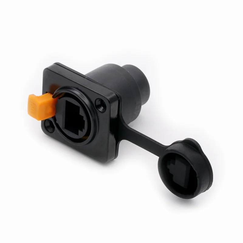 1pc RJ45 Network Connector 8P8C Outdoor RJ45 Cable Ethernet Plug Socket Connector Weatherproof IP65 Jack Signal Connector