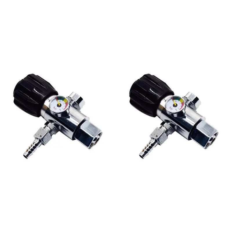 A02M-2X Portable Alloy Tool Oxygen Pressure Reducer Mini Welding Anti Fall Argon Gas Meter Clear Scale Rustproof Regulator