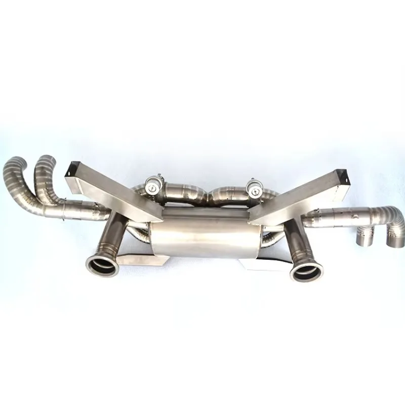 1:1 isometric replica Gallardo 04-08 straight pipe F1 standard exhaust system (with valve) Customized service only