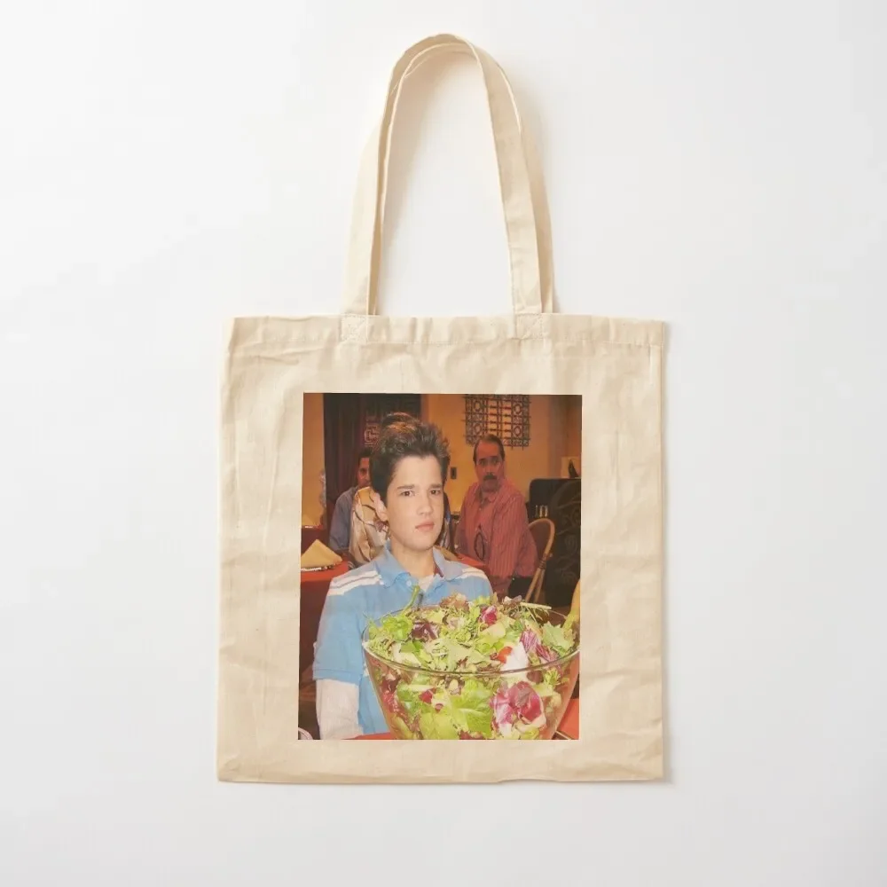 freddie benson with a salad Tote Bag shopper bag woman great bag foldable reusable