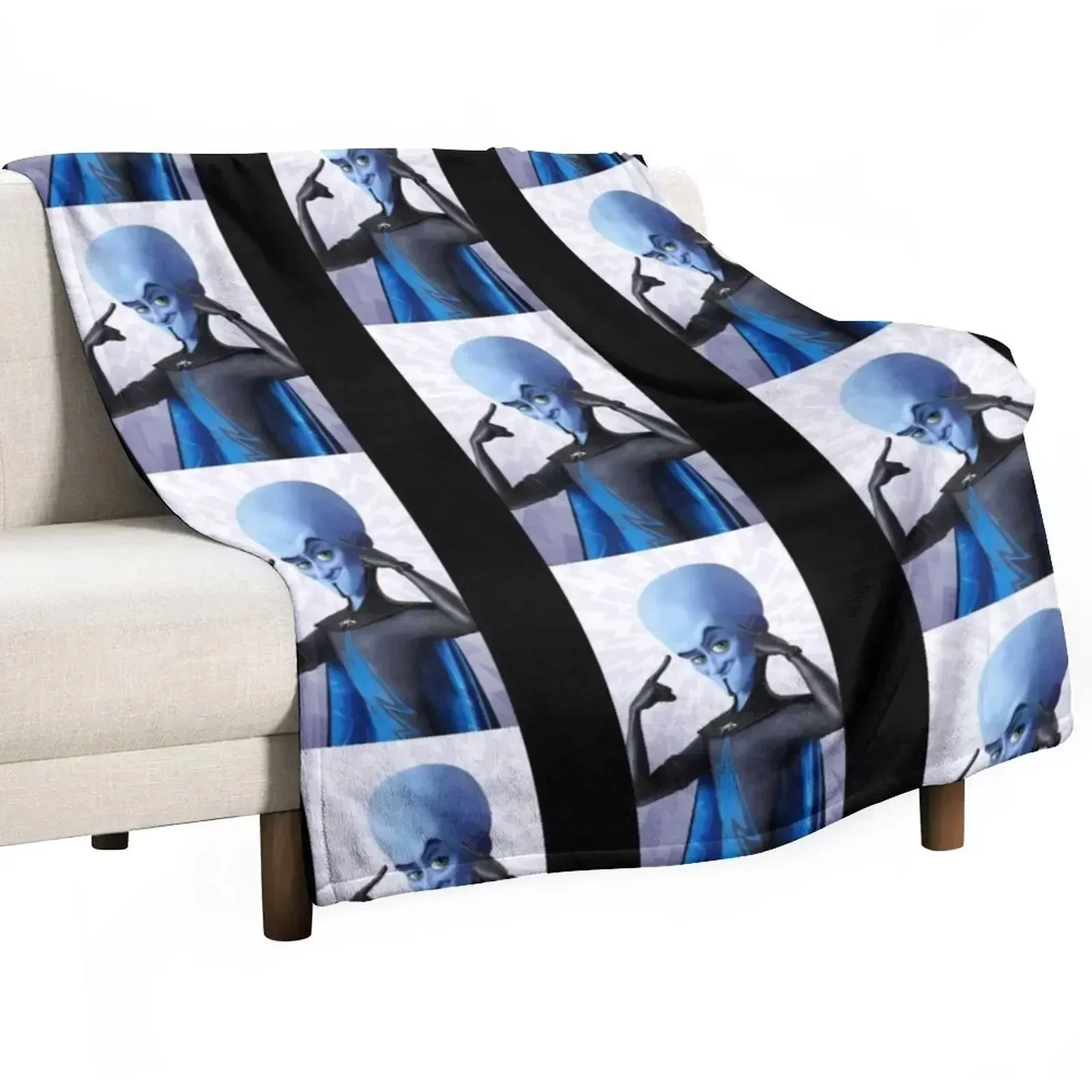 megamind Throw Blanket Decorative Sofas Soft Beds Hair Flannels Nap Moving Blankets