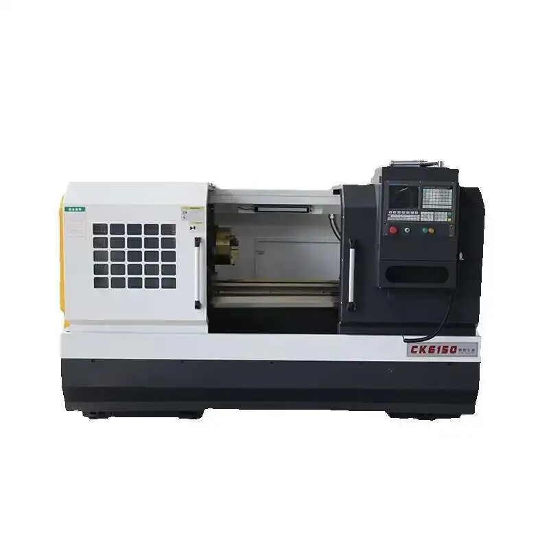 معدات أداة تحول المعادن الأفقية الثقيلة للقطع الثقيل Ck6150 مخرطة CNC Hine