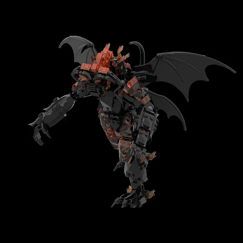 Moc Building Blocks Magical Rings Movie Monsters Balrog Model Technology Bricks DIY Assembly Street View Toys Children Gifts