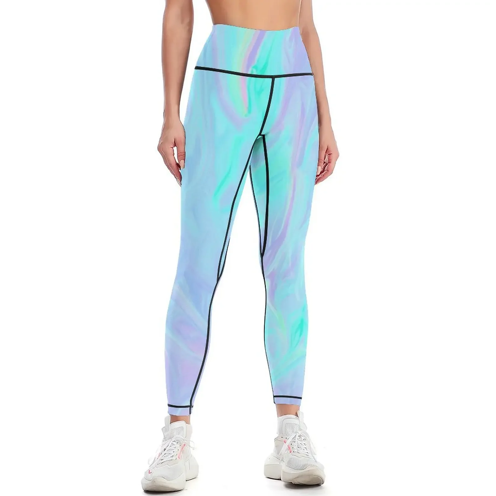 

Holo Mermaid Leggings Women's gym Women sports gym wear Womens Leggings