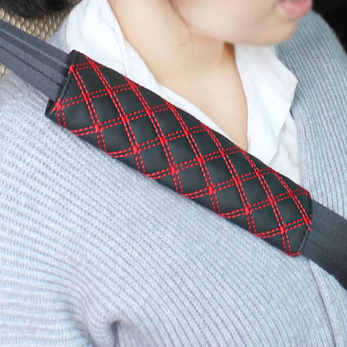 

car belt protector belt shoulder pads， coversseatbelt cushion pad