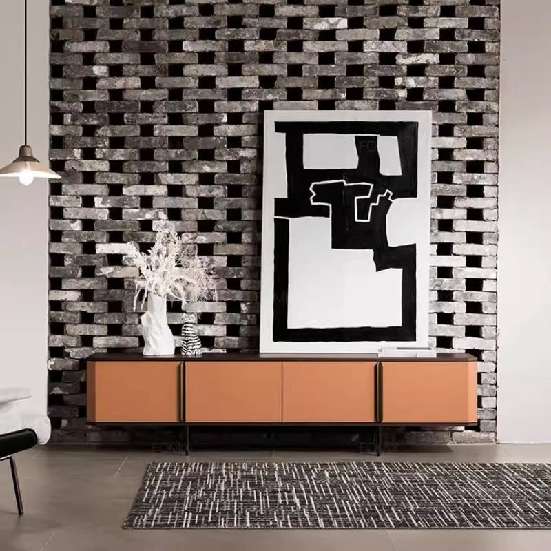 خزانة تلفزيون بتصميم إيطالي لغرفة المعيشة، ألعاب عالمية، تخزين أفلام عصرية، طاولة تلفزيون، وحدة تحكم، أثاث موبليس #4