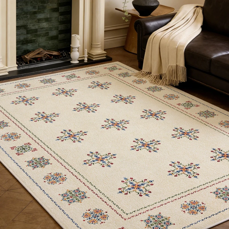 

Large Area Bedroom Decor Plush Carpet French Style Carpets for Living Room Fluffy Soft Lounge Floor Mat Thick Study Washable Rug