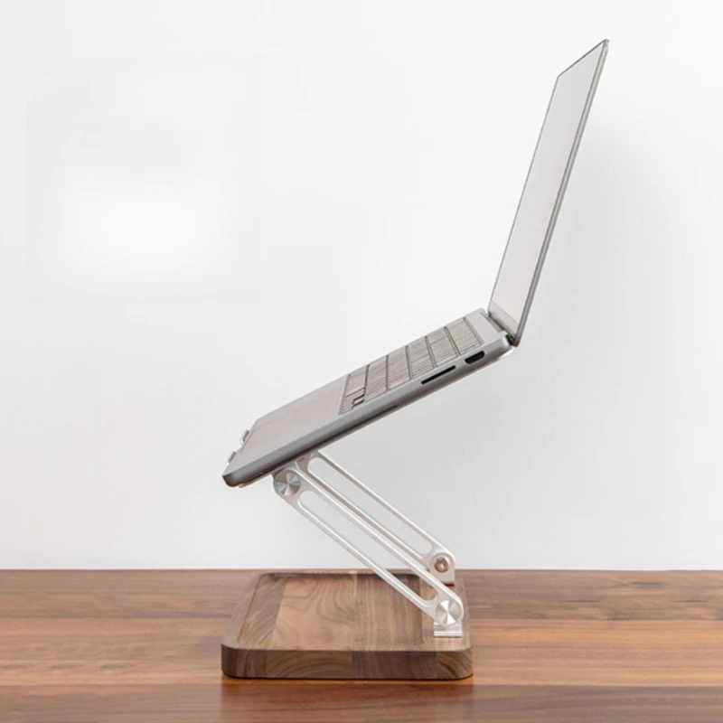 

Lifting and adjusting laptop bracket, heightening suspended solid wood flat panel two-in-one bracket,