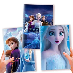 A5 Notebook - Frozen - Stationery Note Book Princess Elsa Anna Snow Queen Graffiti Diary Memo Kids Halloween Gifts Cosplay Toys