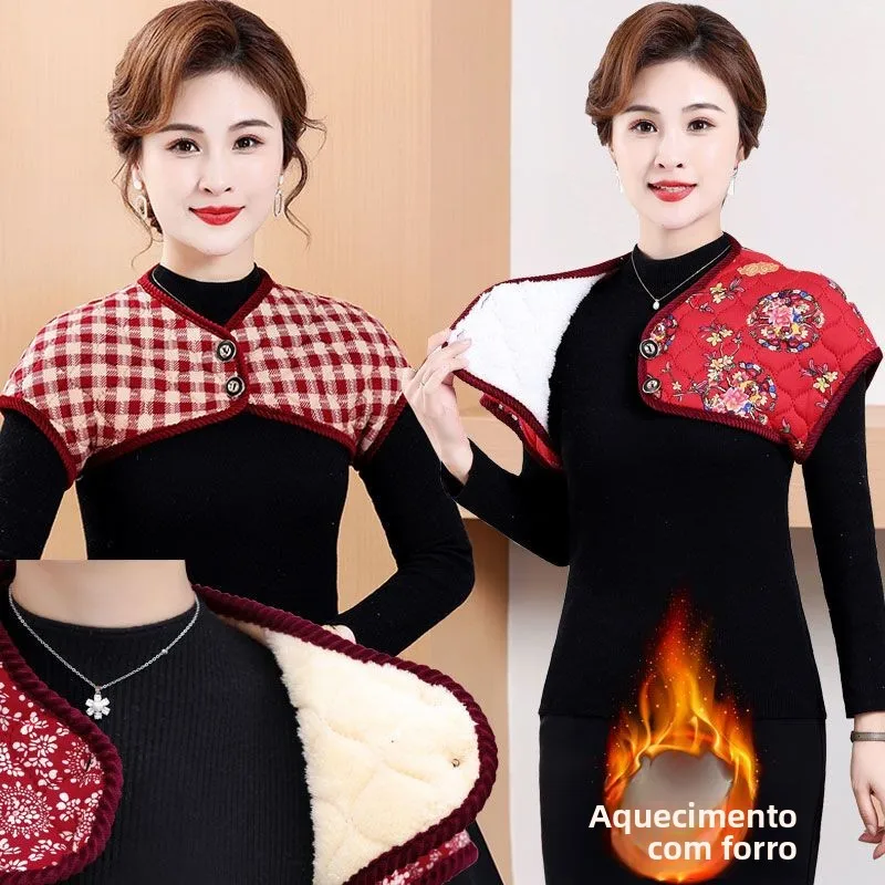 nouveau-2025-chauffe-epaules-pour-femme-ideal-pour-les-femmes-d'age-mur-et-les-personnes-agees-double-polaire-anti-froid-petit-modele-pour-l'automne-et-l'hiver
