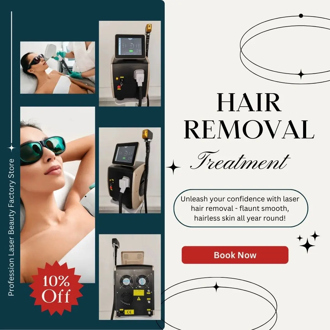 

808nm Diode Laser Hair Removal Equipment Professional 3 Wavelength Painless Permanent Hair Removal Machine For Salon Or Clinic