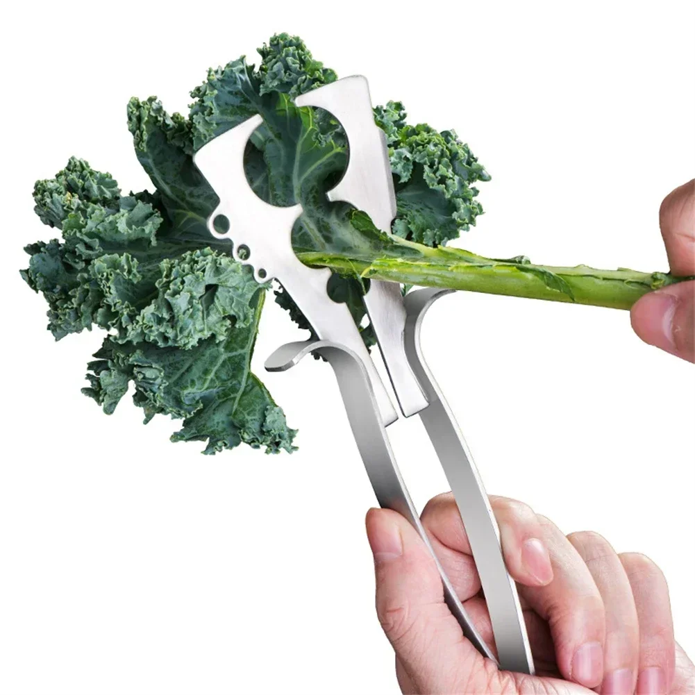 

Stainless Steel Herb Stripper Tool Vegetable Kale Chard Rosemary Leaf Stripping Kitchen Herb Leaf Stripping Tool Herb Pealer