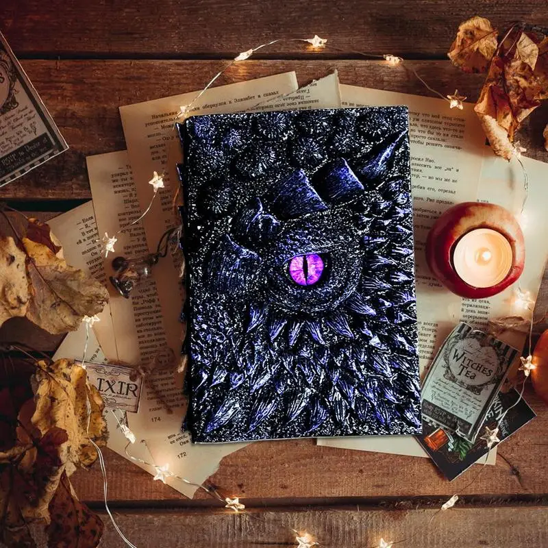 Dragon Eye Embossed Journal Multifunctional Writing Notebook Embossed Writing Journal For Dragon Lovers Hardcover Travel Notepad