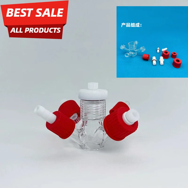 Laboratory micro-sealed electrolytic cell 10ml three-electrode system corrosion resistance small capacity small five