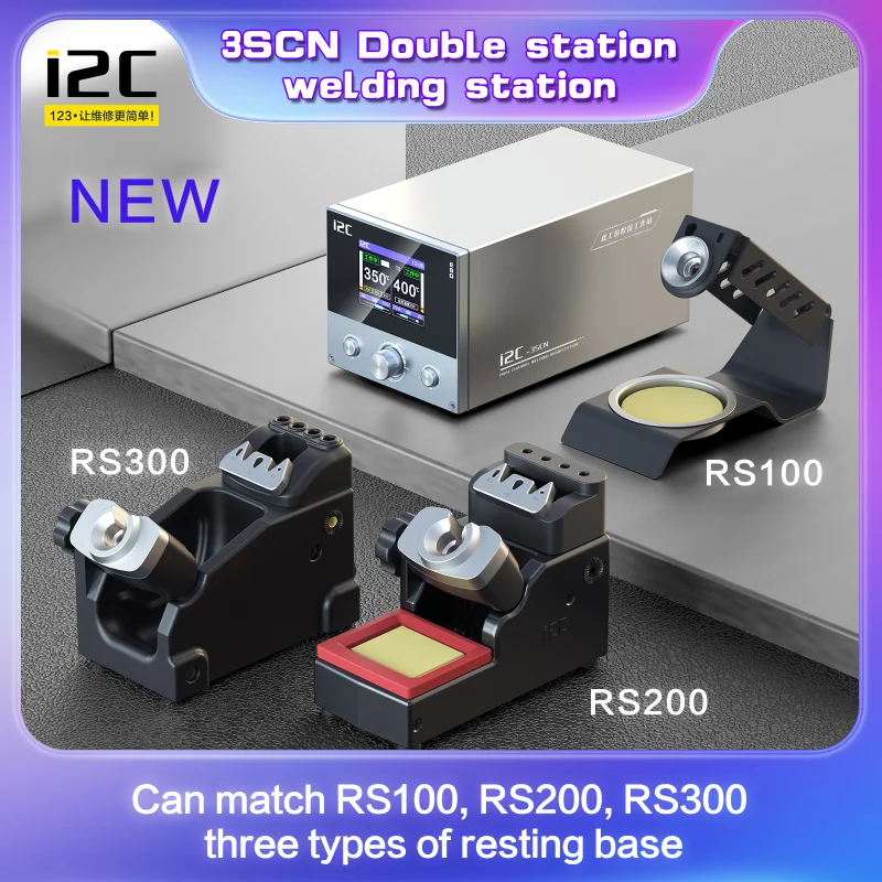 Imagem -06 - Precisão Dual Channel Handle Estação de Solda Compatível com C210 C115 Pontas de Solda para Placa Pcb I2c 3scn 120w