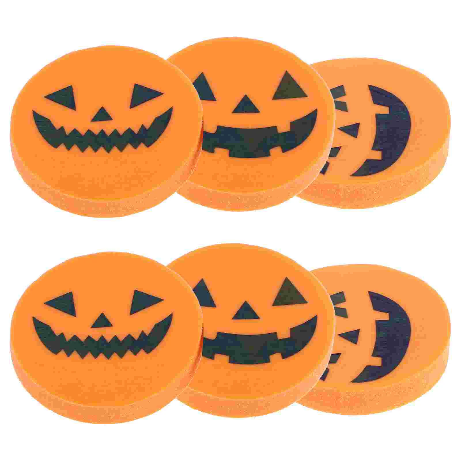 36 Pcs Quick Eraser Creative Cartoon Pumpkin Safe Kids Stationery Premium Material Shaped