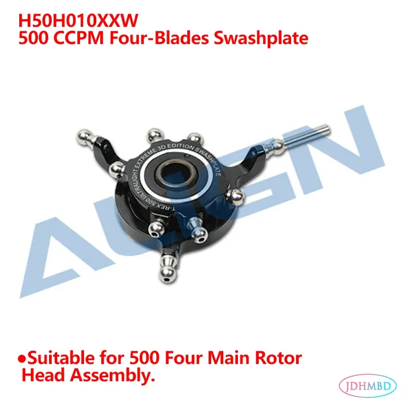 ALIGN T-REX500 CCPM Four-Blades Swashplate H50H010XXW For 500 Four Main Rotor Head Assembly.