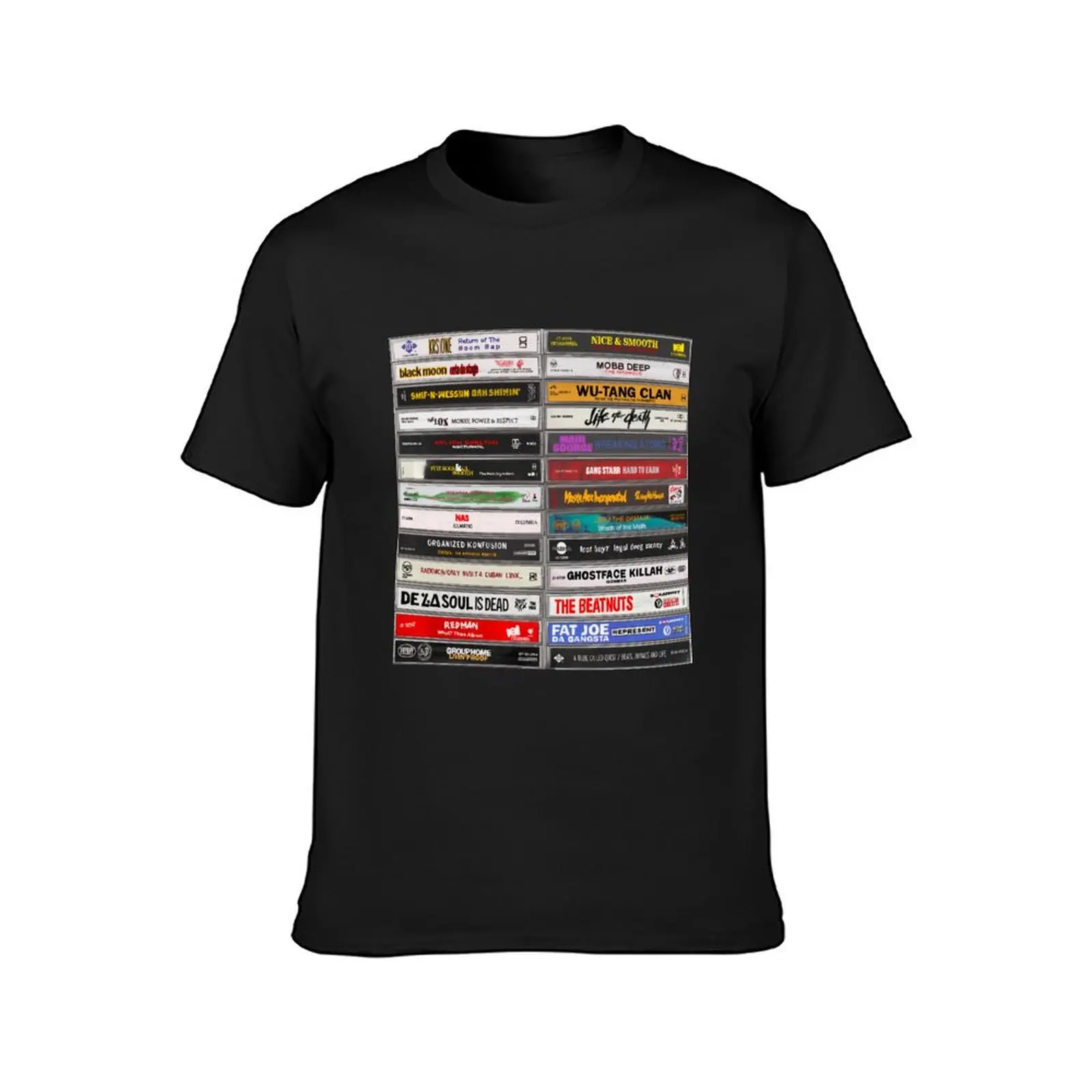 Classic 90s East Coast Hip-Hop tapes painting - 1318 T-Shirt plain anime quick-drying oversized oversized t shirt men