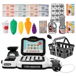 Cash Register Toy Children's Birthday Gift Calculator Simulation Supermarket Kids