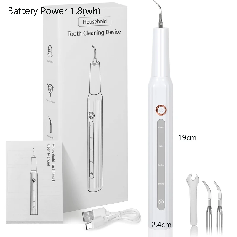 

Wholesale Drop Shipping New Dental Scaler For Teeth Tartar Remover Electric Teeth Cleaner Tooth Ultrasonic Dental Stone Removal