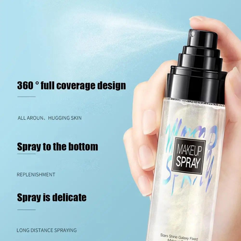 Spray fissante per il trucco controllo dell'olio opaco naturale fondotinta idratante a lunga durata fissatore rapido lozione per il trucco Spray Primer per il viso