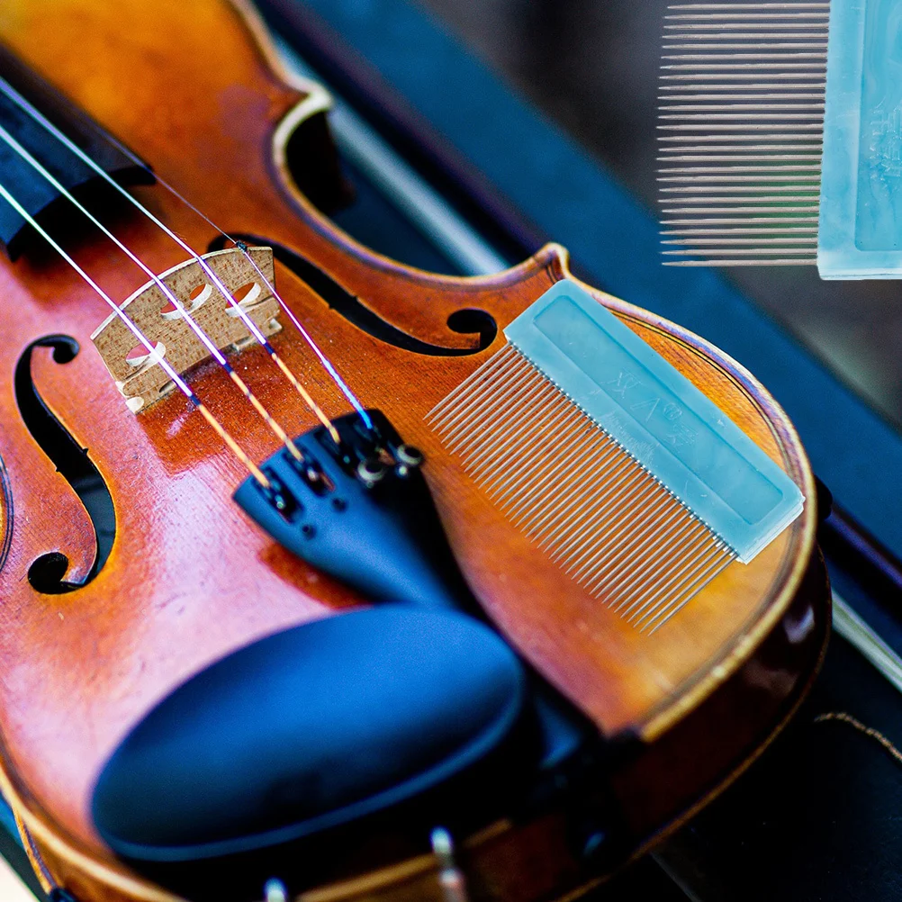 

3Pcs Multifunctional Violin Bow Comb Dense Teeth for Impurity Removal Violin Bow Hair Comb Horse Hair Combing Tool