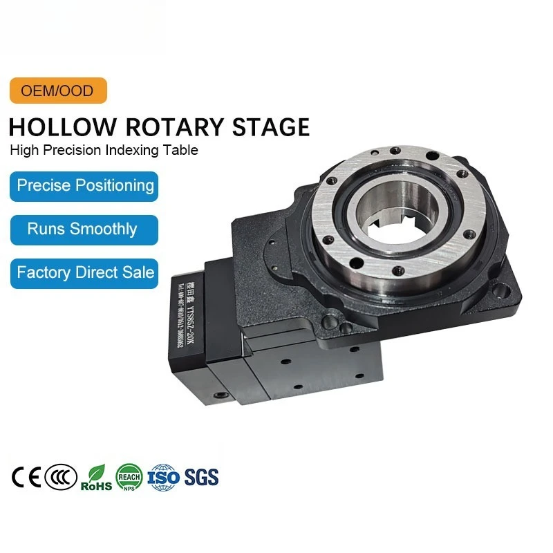Planetary Precision Hollow Rotary Platform85Z  | Maintenance-free Right Angle Corner Reducer 10:1 Ratio High-Precision