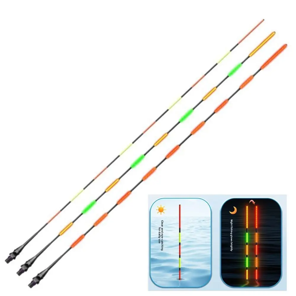 Flotador inteligente LED de pesca nocturna superbrillante, boya flotante electrónica ultra sensible luminosa, accesorios de pesca al aire libre