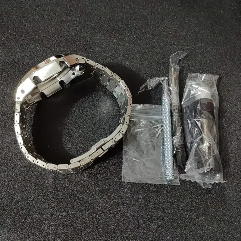 Mod Kit Gen3 für Ga2100 Ga2110 Metall Edelstahl Gehäuse Lünette Band Refit Uhren armband für GA-B2100 mit Schrauben Mod Zubehör