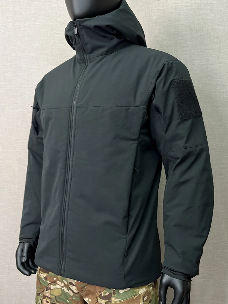 Veste à capuche zippée pour homme avec plusieurs poches, manteau de ski d'extérieur, parka coupe-vent, imperméable, document solide, hiver