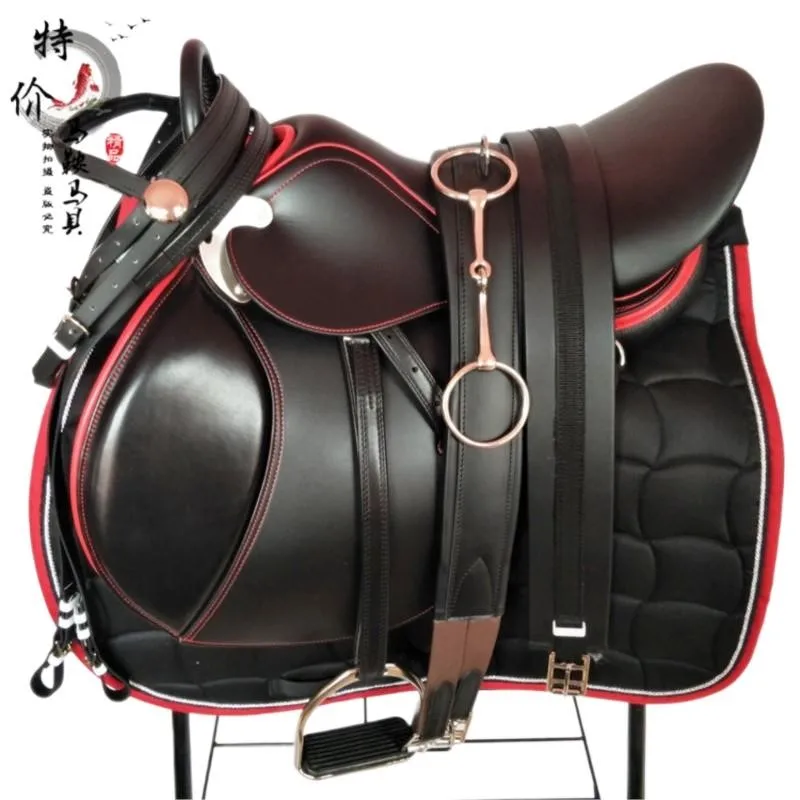 czaprak dla konia complete set of harnesses microfiber comprehensive saddle small and medium-sized pony saddle equipment