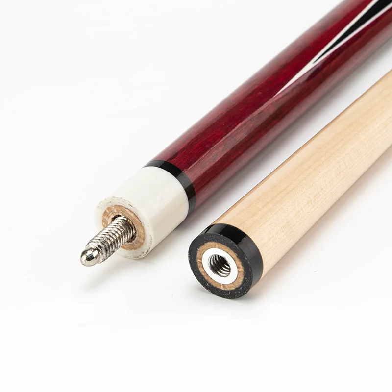 

STLFWholesale Nine Cue Big Head Rod 13mm Tip Size Black Eight Billiard Cue Separates Steel Joint Maple Snooker Pool Cue Ebony Bu