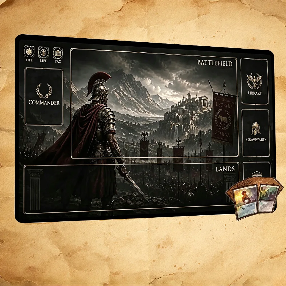 Try My Best Mouse Pad MTG Mouse Pad Card Game Play Mat Duel Pads Beginner Card Battles Commander Gaming Deskpad desk mat