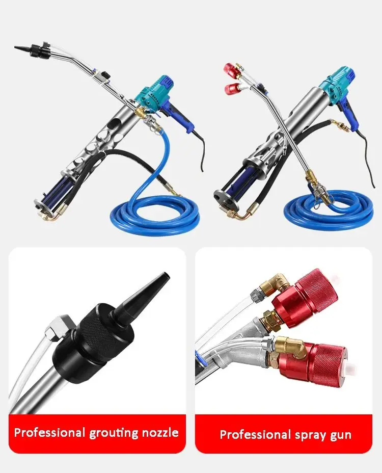 

Portable 220V/1500W Polyurethane Putty Cement Grouting Machine Multifunctional High Pressure Waterproof Spraying