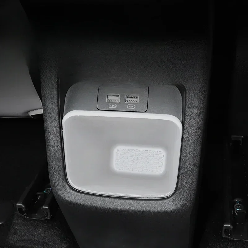 For BYD Yuan UP Rear Storage Box Interior Two Row Storage Special Product Car Armrest Box Modified Decoration Car Accessories