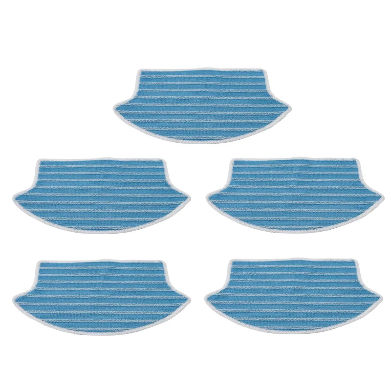 5pcs Robot Vacuum Cleaner Mop Cloths Rags for panda x950 absolute Robotic Vacuum Cleaner Spare Parts Accessories Replacement