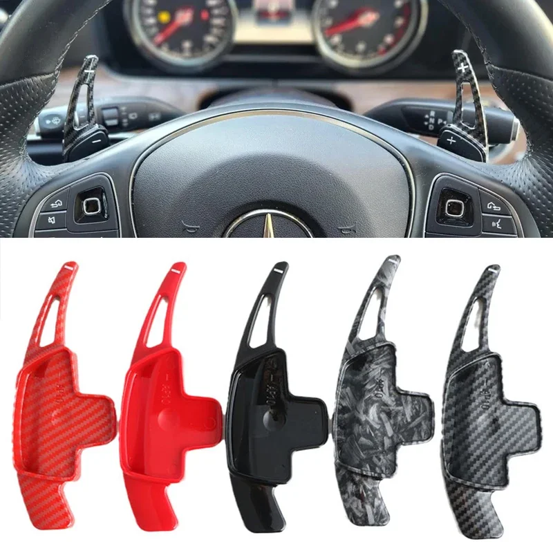 For Mercedes-Benz AMG A35 A45 C63 E63 S63 G63 C43 CLA GLA GLC GLS GLE 2018-2021 Car Steering Wheel Shift Paddle Shifter Extend