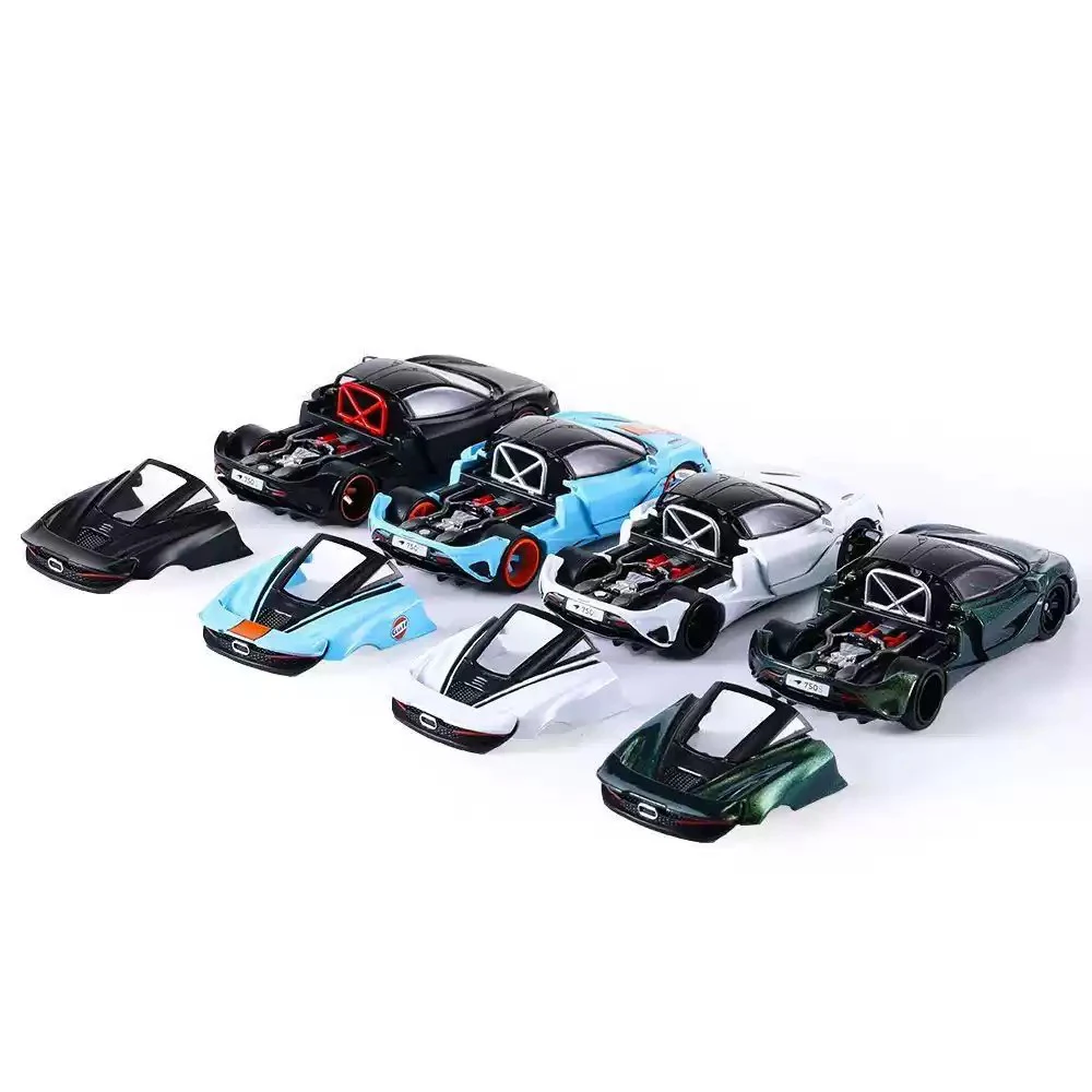 Modelo de Carro em Escala 1:64 em Liga Diecast 750S |   Brinquedo Colecionável para Adultos |   Veículo de Exibição Estática Detalhada |   Lembrança Perfeita e para o Lar