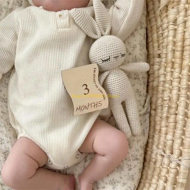 بطاقة تذكار الدب، بطاقة معالم السنة الأولى، بطاقة التصوير الفوتوغرافي للآباء والأمهات حديثي الولادة J0MF #5