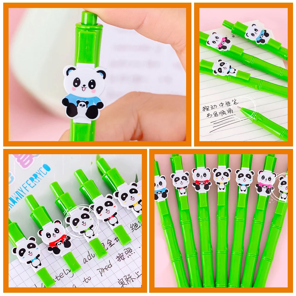 

Cartoon Bamboo Water-based Pen Writing Pens Abs Cute School Supplies Office