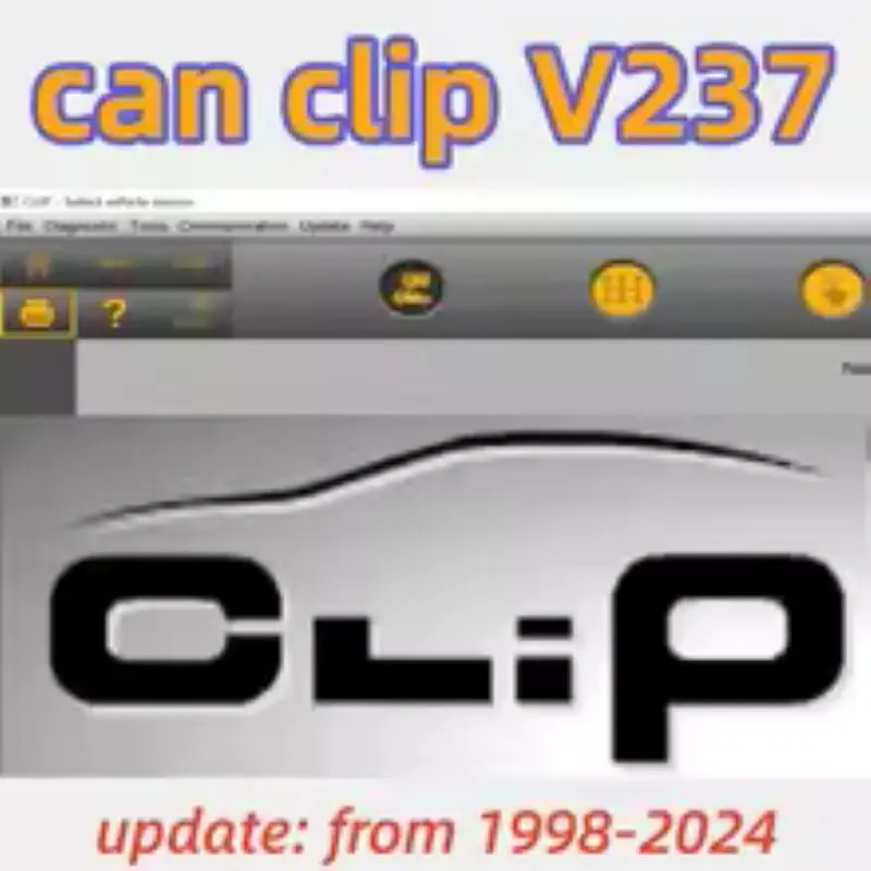 Software 2026 Newest Can Clip V237 with crack free keygen for Rena-ult OBD2 Diagnostic Pin Extractor updata 1998-2023 year cars