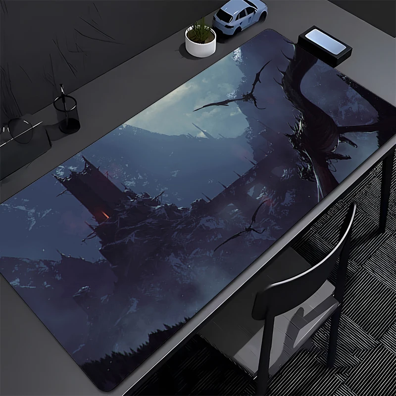 لوحة الماوس ألعاب ملحقات الكمبيوتر L-Lords R-خواتم لوحة المفاتيح الكمبيوتر المحمول الألعاب الموسعة سطح المكتب الحصير أنيمي مشهد ماوس #4
