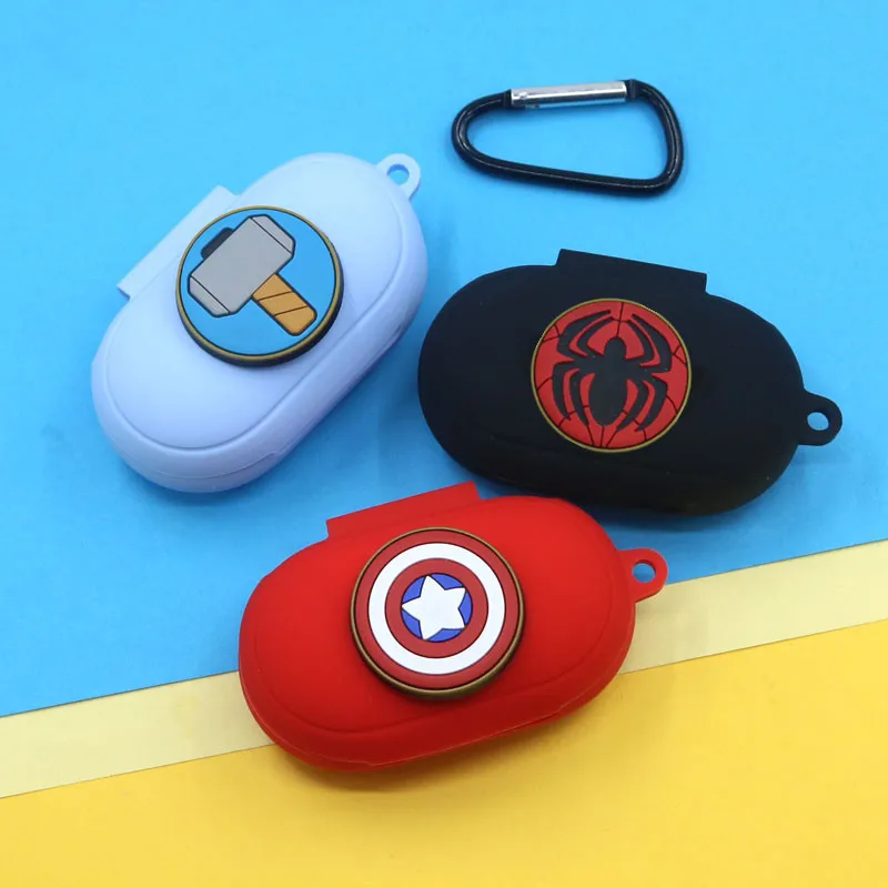 Capa De Fone De Ouvido Disney Com Gancho Capa De Silicone Macia, Fone De Ouvido Bluetooth Sem Fio, Shell Para Samsung Galaxy Buds Plus