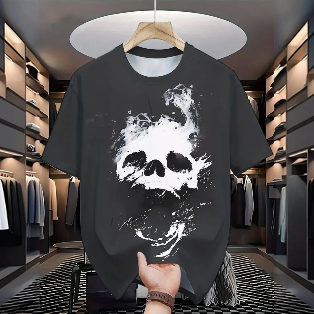 

Fun men's T-shirt printed casual short sleeved T-shirt O-neck pullover retro T-shirt men's clothing sportswear