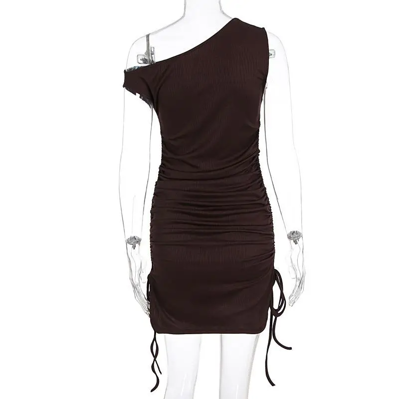 Bodycon Dress Clothes For Woman Winter Spaghetti Strap Thin Evening Party Dancing Celebration Fancy Beautiful Sweet Lovely Girls