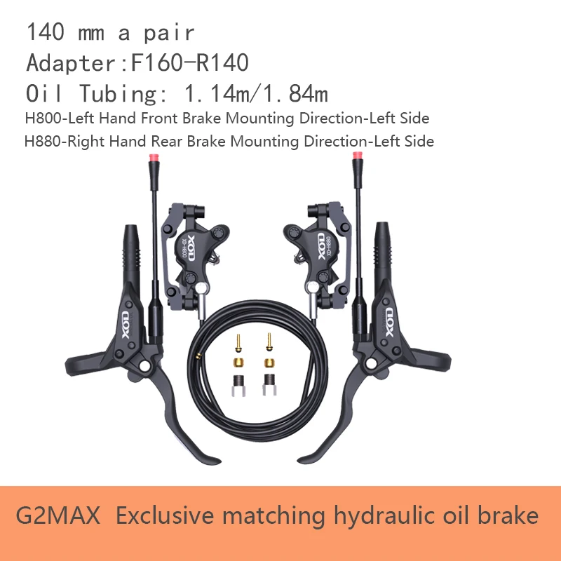 XOD H800/H880 Elektrische Scooter Hydraulische Schijfrem voor KUKirin G2 Master G2 Ultra G2 PRO 2025 Elektrische Scooter Hydraulische olie b - afbeelding 1
