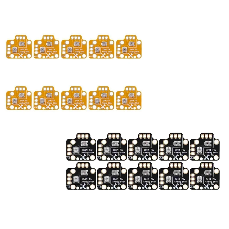 

10 шт., геймпад, джойстик, дрифт-плата, контроллер, аналоговый джойстик, дрифт-фиксация, мод для PS5/PS4/One/Series, запасная часть