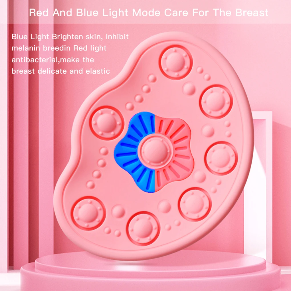 

4 Modes 3 Intensity Breast Massage Pad Chest Massager Ladies Enhancer