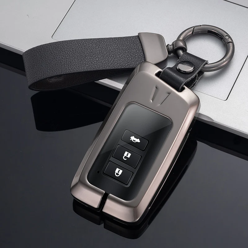 

Metal Car Key Case Cover for Lexus RX350 NX300 Es300h Rx450h GS300 GX470 IS250 ES350 LX570 GX460 Nx300h Is300h Shell Fob Holder